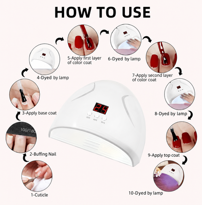 Zyra Belle™ Salon-Finish Nail LED Lamp